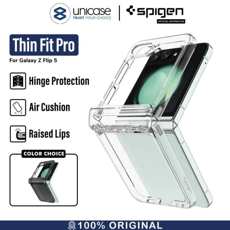 Spigen Galaxy Z Flip 5 Case Thin Fit Pro - Crystal Clear ACS06844