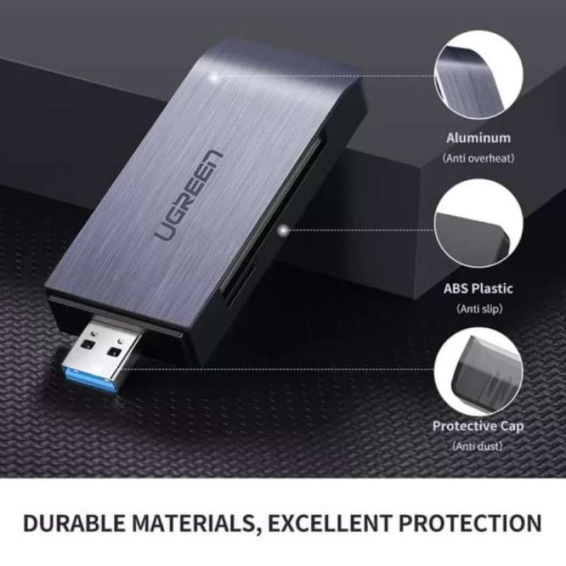 Jual Ugreen Card Reader Compact Flash Cf Usb 3.0 - 4in1 - Black Di ...