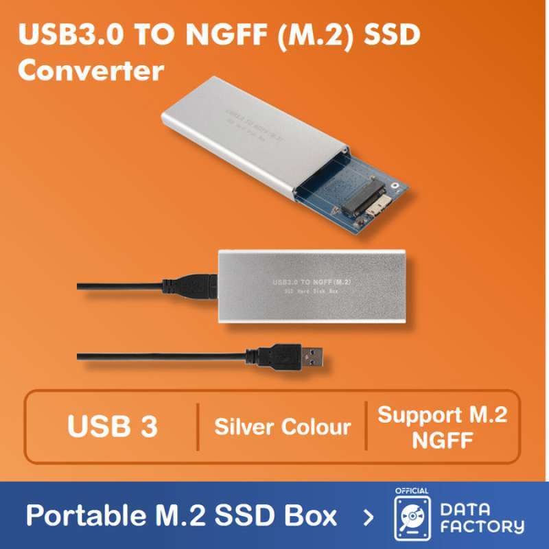 Jual casing ssd m 2 ngff to usb 3 0 m2 adapter enclosure sata external