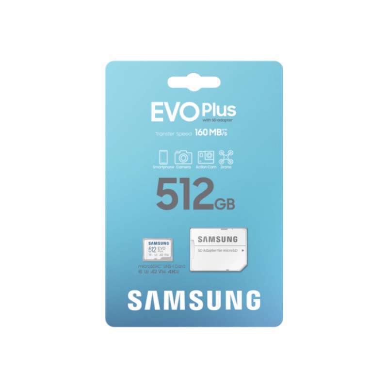 Kartu Memori 512 Gig Micro Sd Card Promo Samsung Microsd Evo Plus