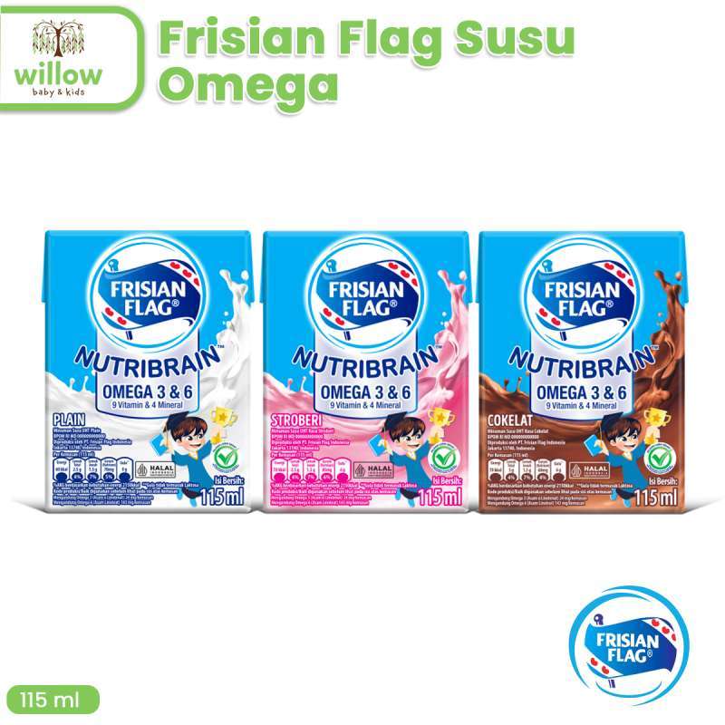 Promo Susu Kemasan - Frisian Flag Susu Omega 115ml Diskon 1% Di Seller ...