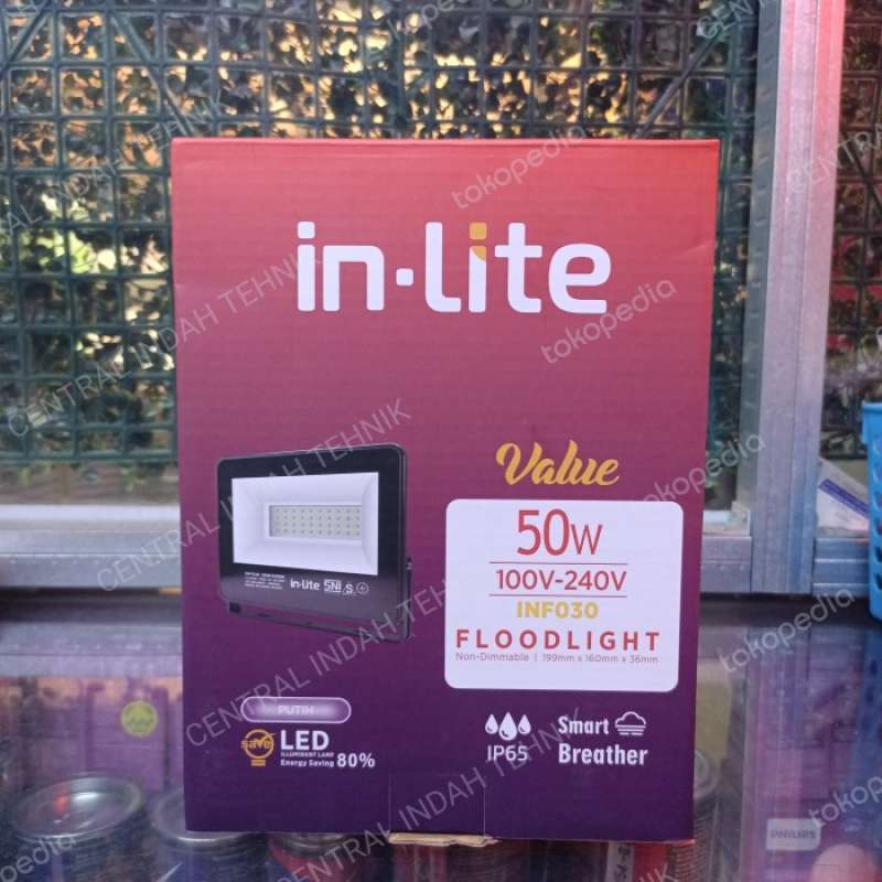 Promo Lampu Sorot Taman Inlite In-lite 50w 50 Watt Inf030 Floodlight ...