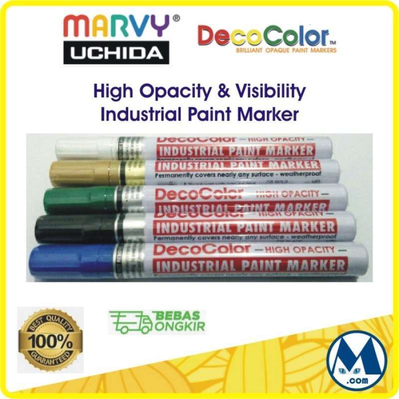 Jual Uchida Marvy Decocolor High Opacity Industrial Paint Marker