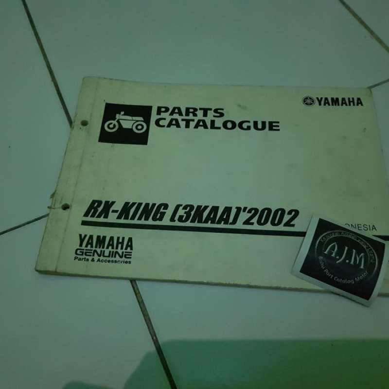 Jual Buku Part Catalog Catalogue Katalog Katalogue Copian Rx King 2002
