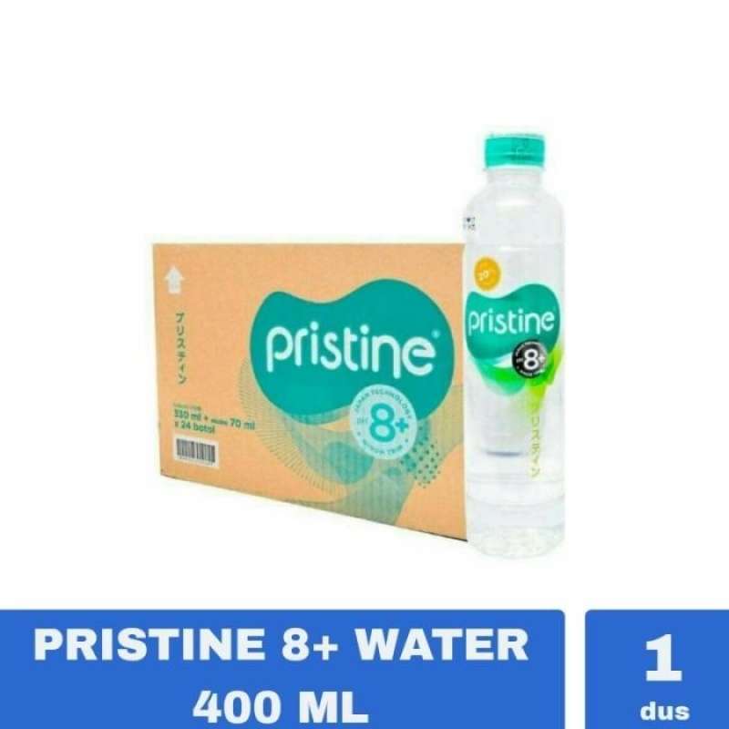 Promo Pristine Ph 8+ Air Mineral Botol 400ml Dus Isi 24pcs Diskon 5% Di ...