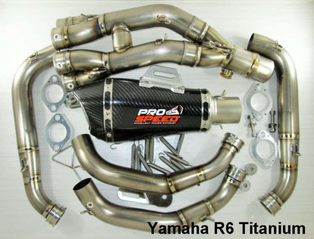 Promo Knalpot Prospeed Shark Predator Fullsystem (titanium) Yamaha R6 ...