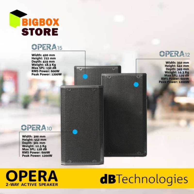Promo Speaker Aktif Db Technologies Opera 15 / Opera15 / Opera-15 ...