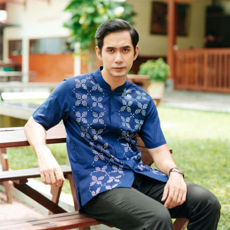 Jual Hadinata Batik Koko Cap Pendek Furing Rakha Di Seller Zati Shop ...