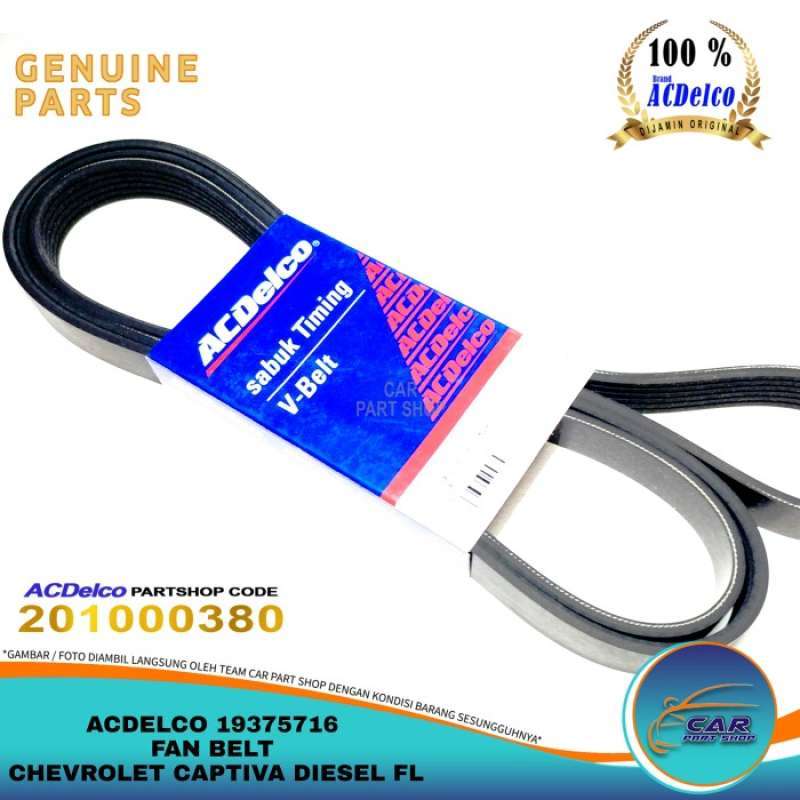 Promo Fan Belt Chevrolet Captiva Diesel Fl Ac Delco Diskon 23 Di