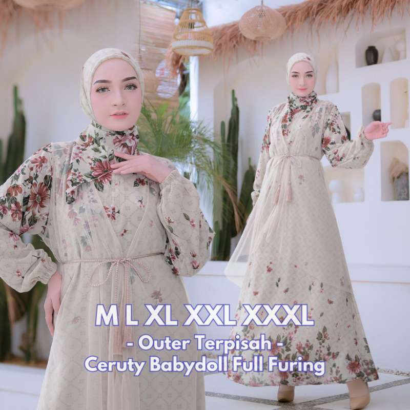 Jual Dress Korean Style Motif Bunga Model Premium Original Terbaru Harga Murah Desember 2024