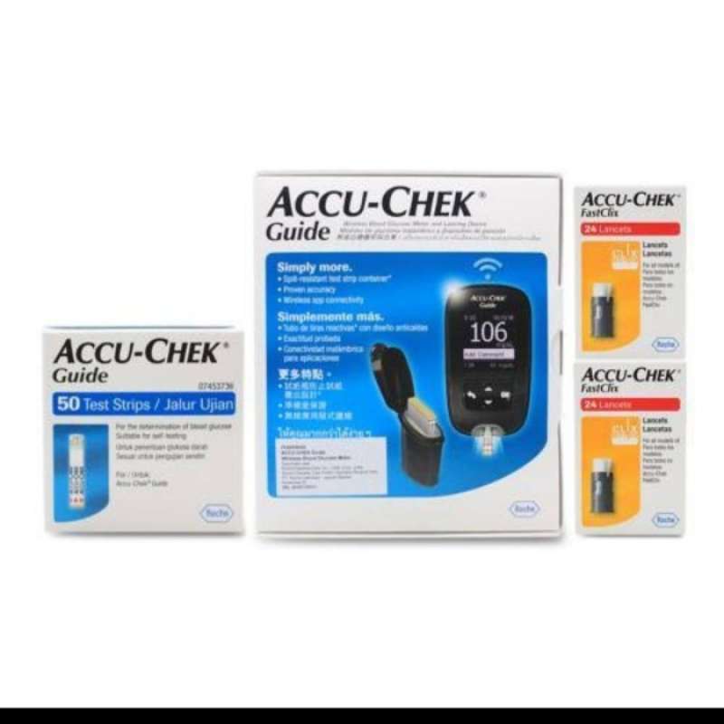 Promo Accuchek Guide Meter Dan Strip 50 Diskon 33% Di Seller Aninda ...