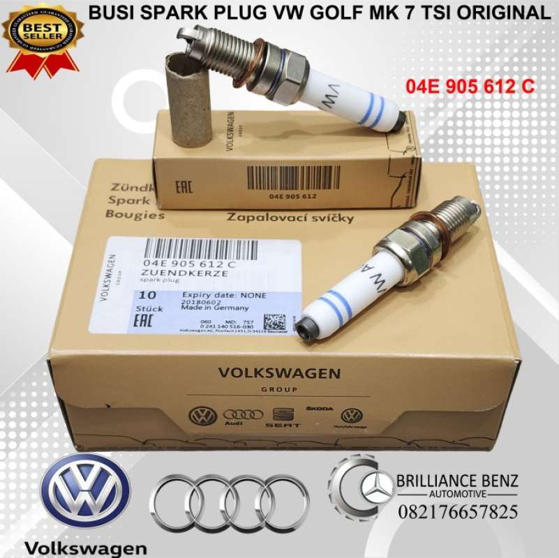 Promo Busi Spark Plug Vw Golf Mk 7 Tsi Original 04e905612c Busi Vw Golf ...