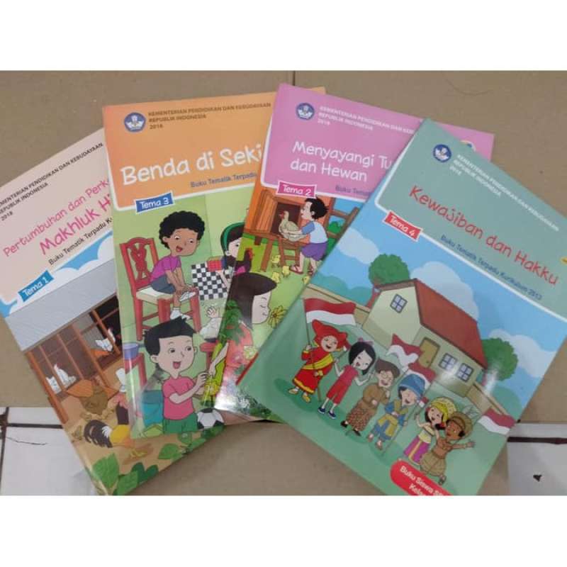 Promo Ori Paket Buku Tematik Kemendikbud Kelas 3 Semester 1 Tema 1,2,3 ...