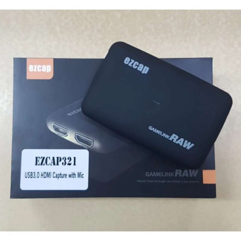 Promo Ezcap 321 Usb Hdmi Capture Game Link Raw 4k Live Streaming ...