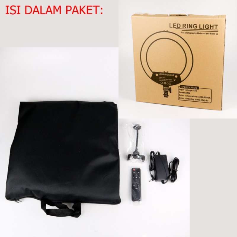 Promo Promo- Cds Led Ring Light 18 Bicolor 65w Bk416 - For Wedding 360 ...