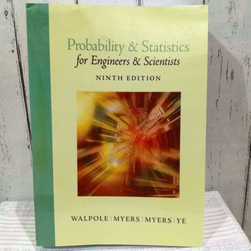 Jual buku probability statistics for engineers scientists by walpole