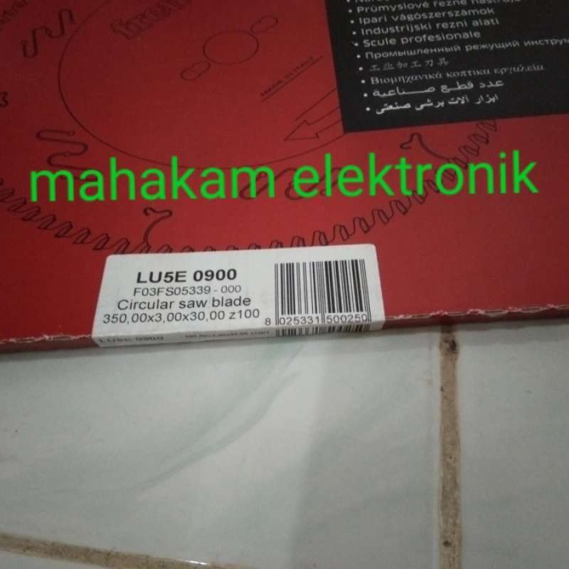 Promo Gergaji Freud Lu5e0900 14 Inch Mata 100 350x3.0x30z=100 Circular