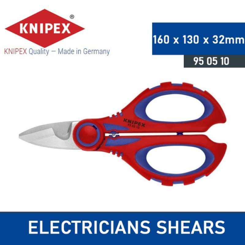 Draper Knipex 95 05 10 Sb Electricians Shears,160Mm | 95 05 10 Sb main image 1