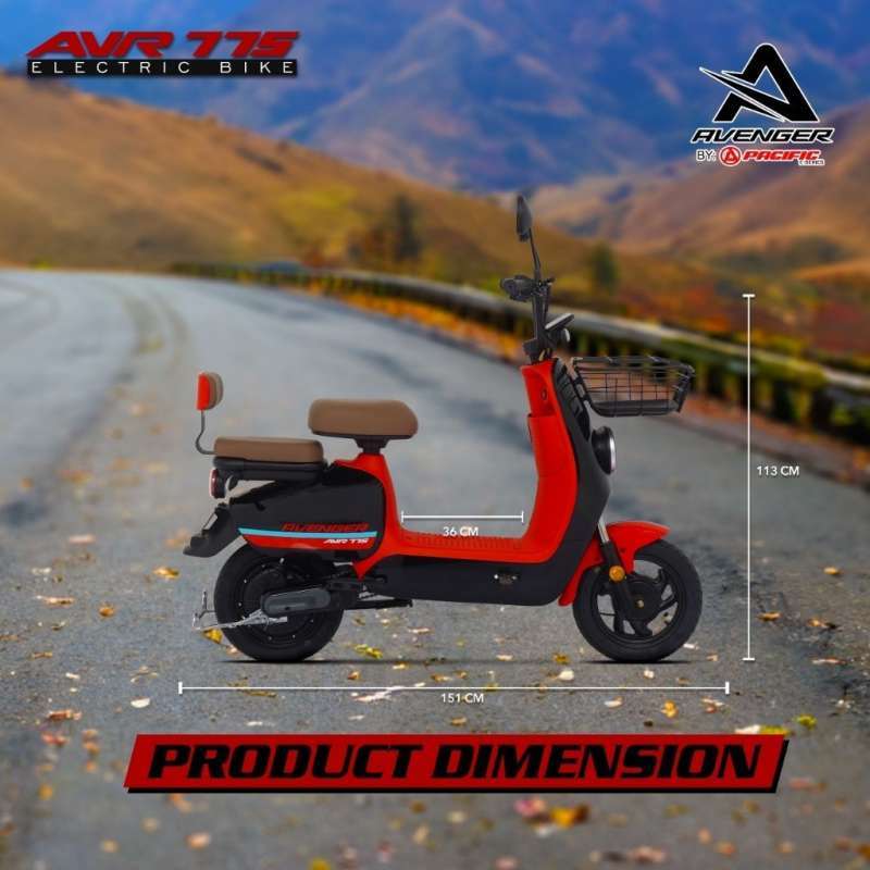 Jual Sepeda Listrik Avenger By Pacific Avr 775 New Bike - Garansi Resmi ...