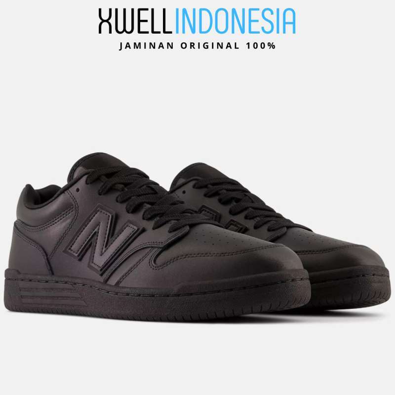 Jual New Balance 480 Black Bb480l3b Mens Sneakers Shoes Original - Main Image