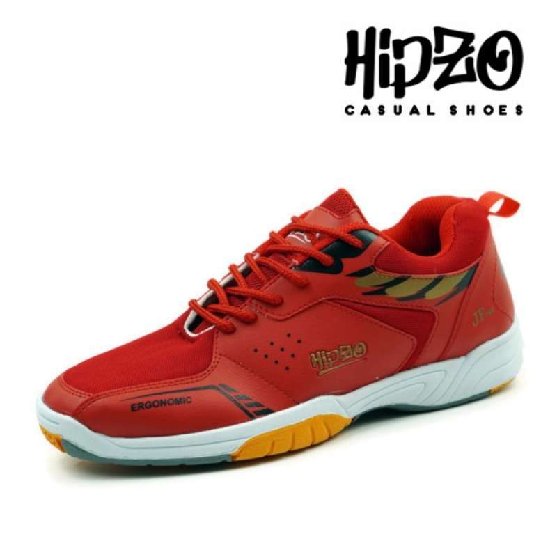 Promo Hipzo Sepatu Badminton M042 Cowok Sneakers Untuk Pria Bulu