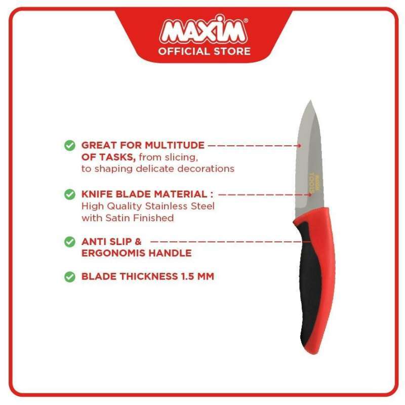 Jual Maxim Tools Pisau / Knife Paring 3,5 (115218) Di Seller Bursa ...