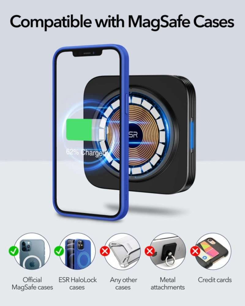 Jual Esr For MagSafe Car Mount Charger Wireless Car Charger