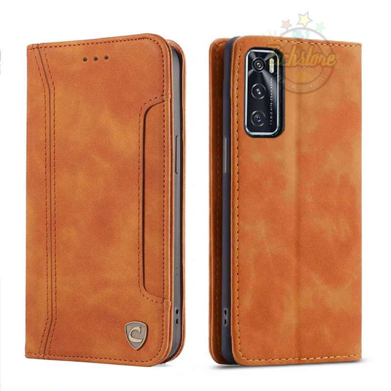 Leather Flip V20 Se Flip Cover Jual Case Vivo V20 SE Super Slot