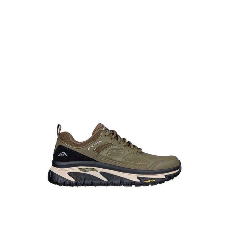 Skechers Arch Fit Road Walker Men's Trail Running Shoes Olive