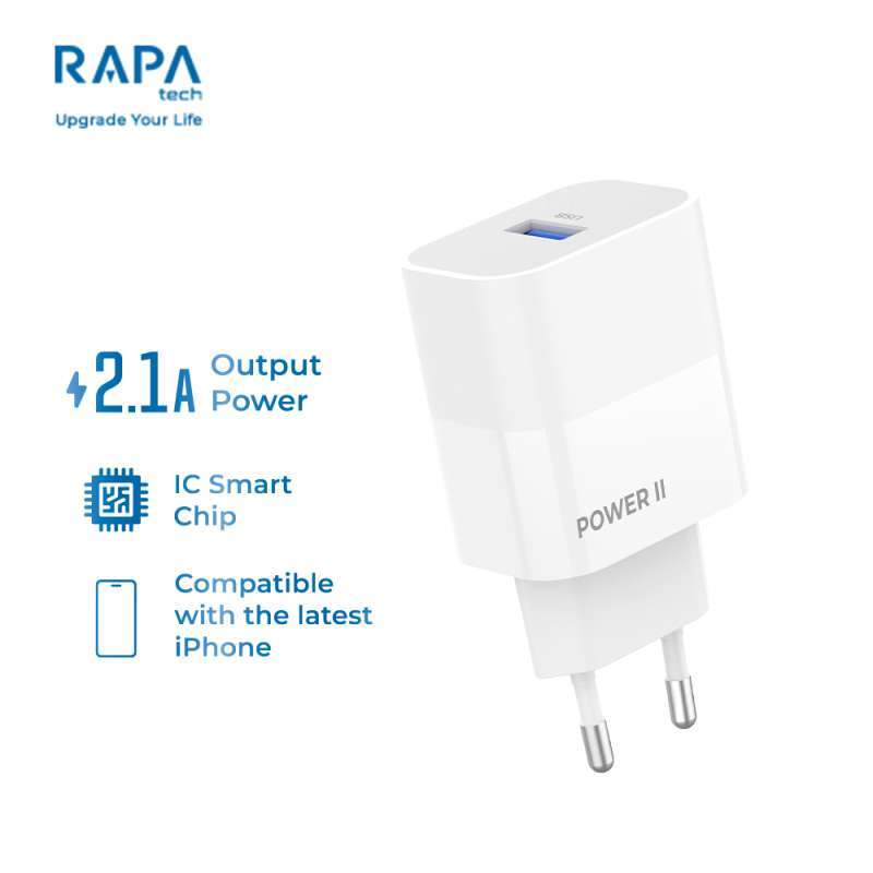 Jual Rapa Tech Power Ii Charger iPhone Mfi 20w/10w Di Seller Rapatech ...