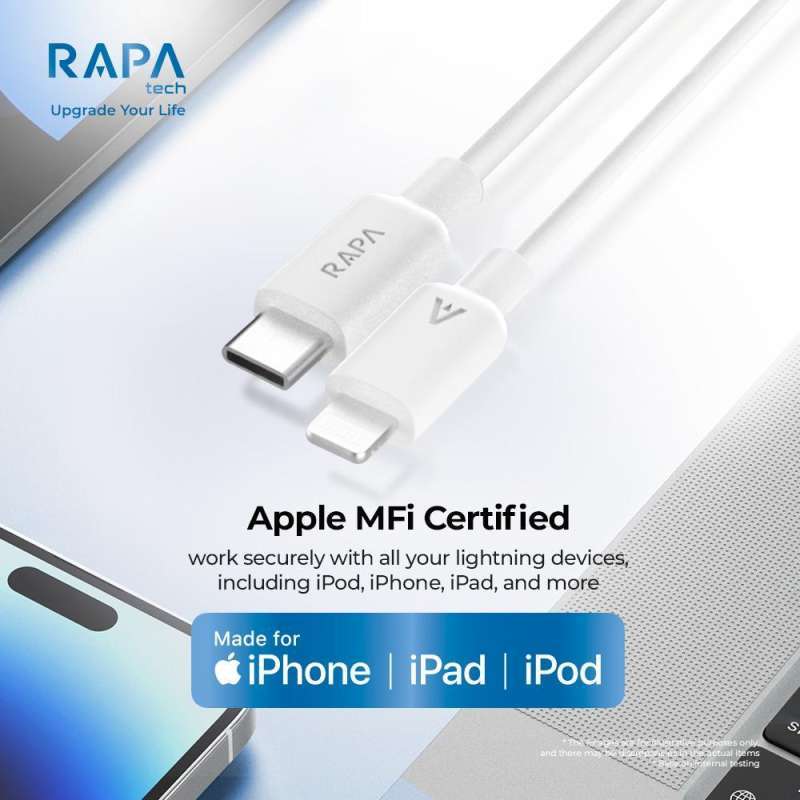 Jual Rapa Tech Power Ii Charger iPhone Mfi 20w/10w Di Seller Rapatech ...