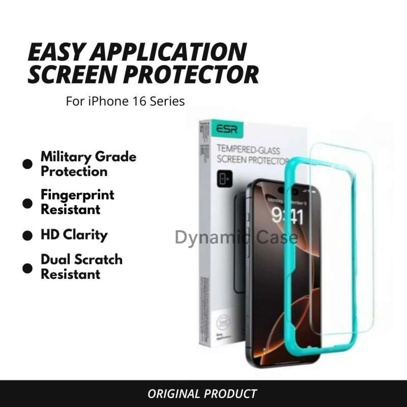 Jual Tempered Glass iPhone 16 Pro Max 16 Pro Esr Full Screen
