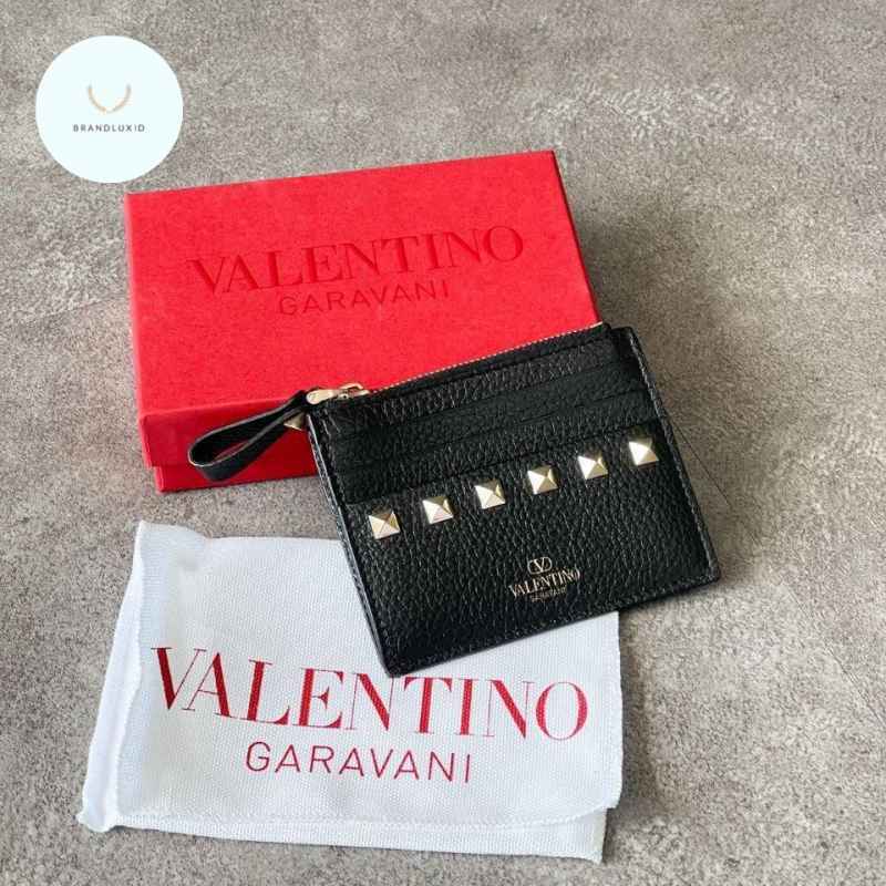 未使用 VALENTINO VLTN 財布 カードケース コインケース 名刺 ルイヴィトン ヴェルニ ピンク コインケース カード入れ 財布