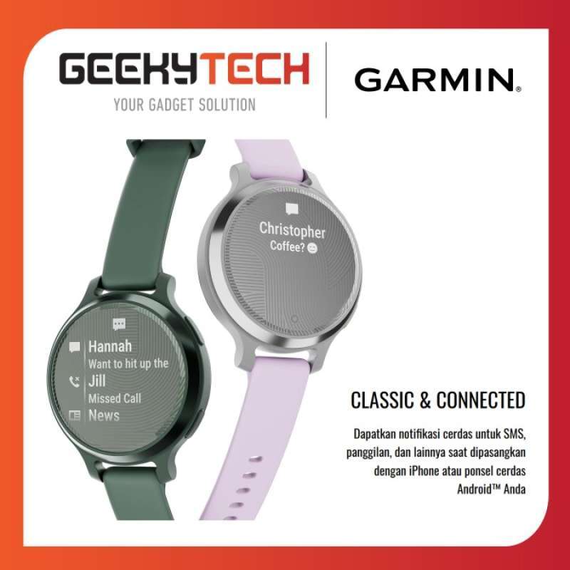 Jual Garmin Lily Active GPS Smartwatch GPS Garansi Resmi Tam