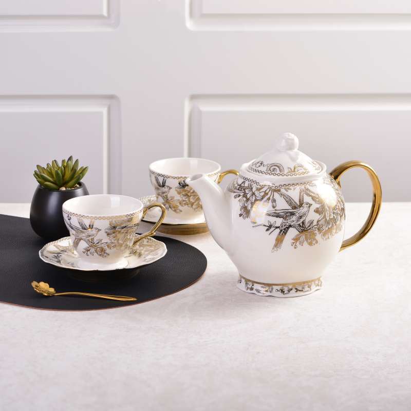 Tea Set Teko Corelle SET Cawan Dan Teko Kaca Opal COREL HG GLASS