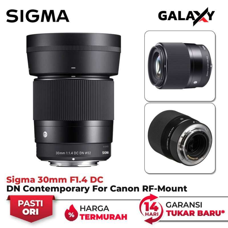 Sigma 30mm DC DN Contemporary APSC 30 mm For Canon RF Mount  Garansi Resmi