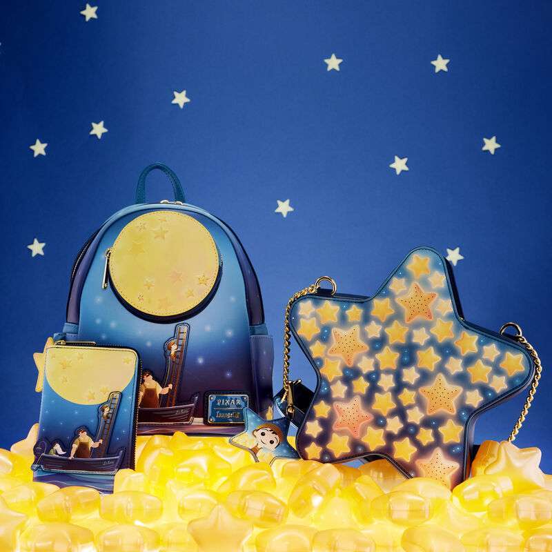 Loungefly Pixar Shorts La Luna Star Shaped Figural Light Up Crossbody