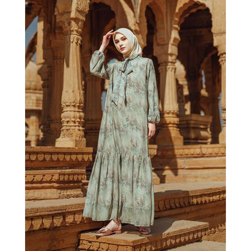Promo Heaven Lights - Daisy Dress - Gamis Ruffle Motif Wanita Muslim ...