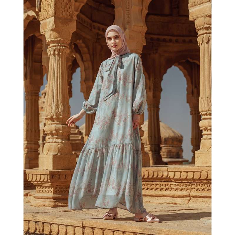 Promo Heaven Lights - Daisy Dress - Gamis Ruffle Motif Wanita Muslim ...
