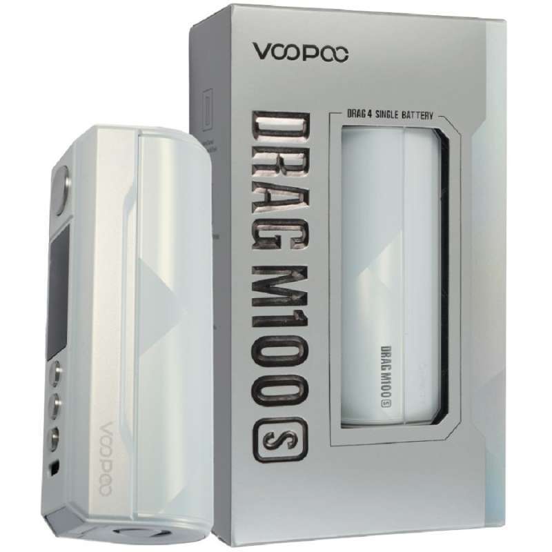 Jual Mod Vape Voopoo Drag M100 S 100w 18650 Pearl White Authentic By Voopoo  Di Seller Avape Store - Cengkareng Timur, Kota Jakarta Barat