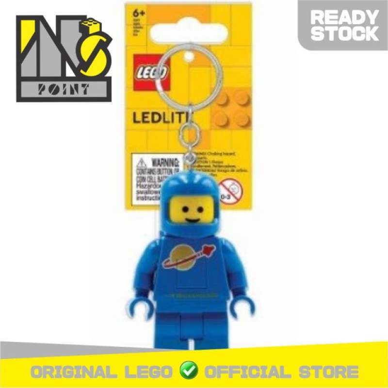 LEGO KE10H Brick And More LED Key Light Classic Space Minifigure Key  Chain Blue (LEDLITE)