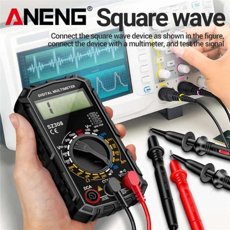 Jual Aneng Digital Multimeter Voltage Tester Backlit Screen 1999 Count ...