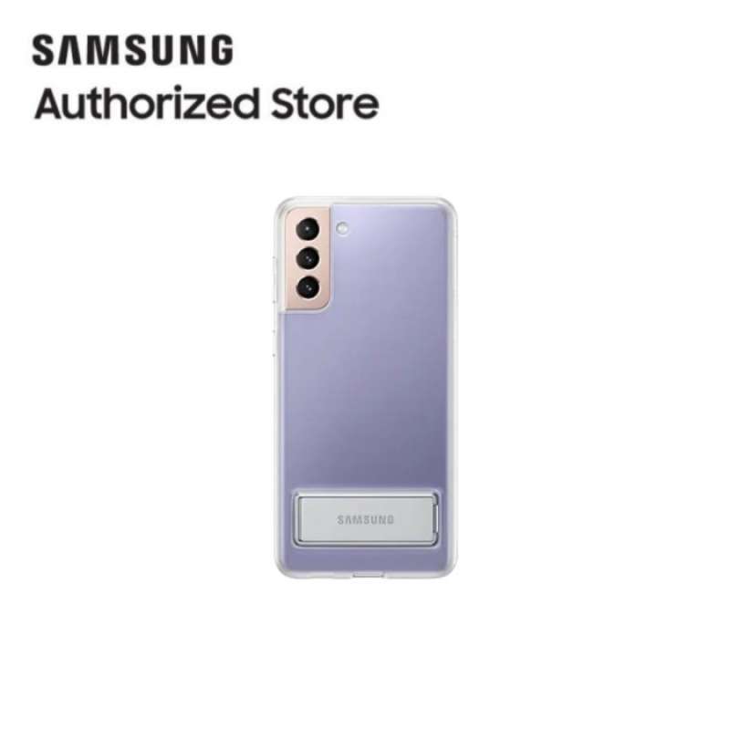 Jual Clear Standing Cover Samsung Galaxy S21 Plus Transparent Di