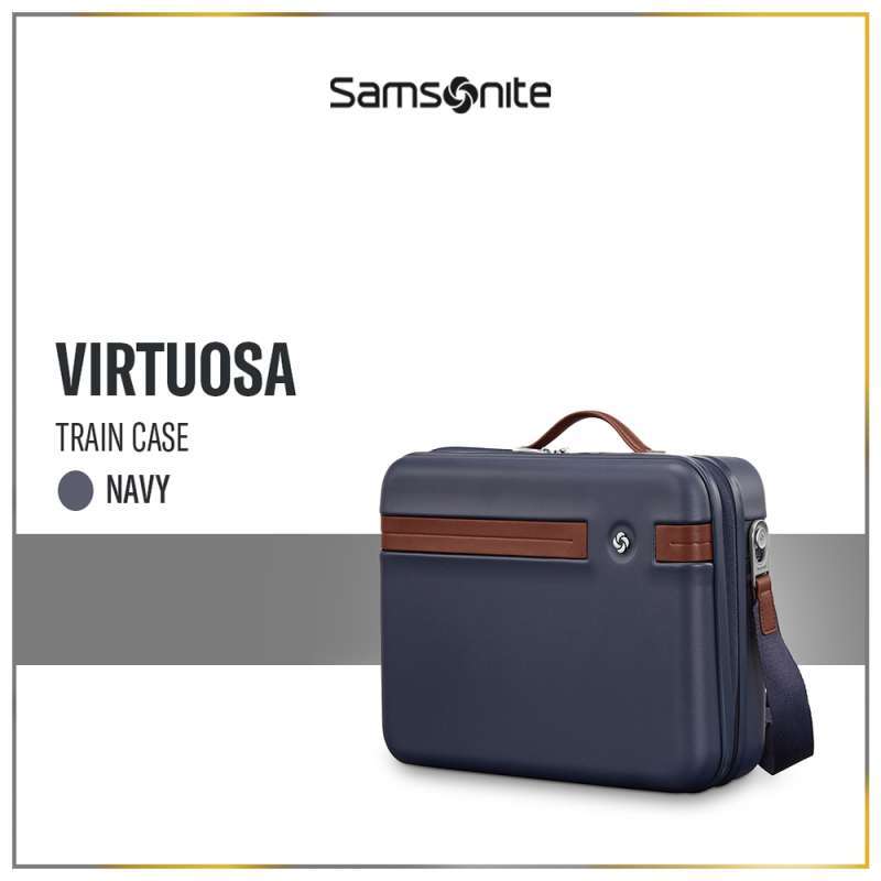 Promo Samsonite Virtuosa Hs Train Case Navy Diskon 30% Di Seller