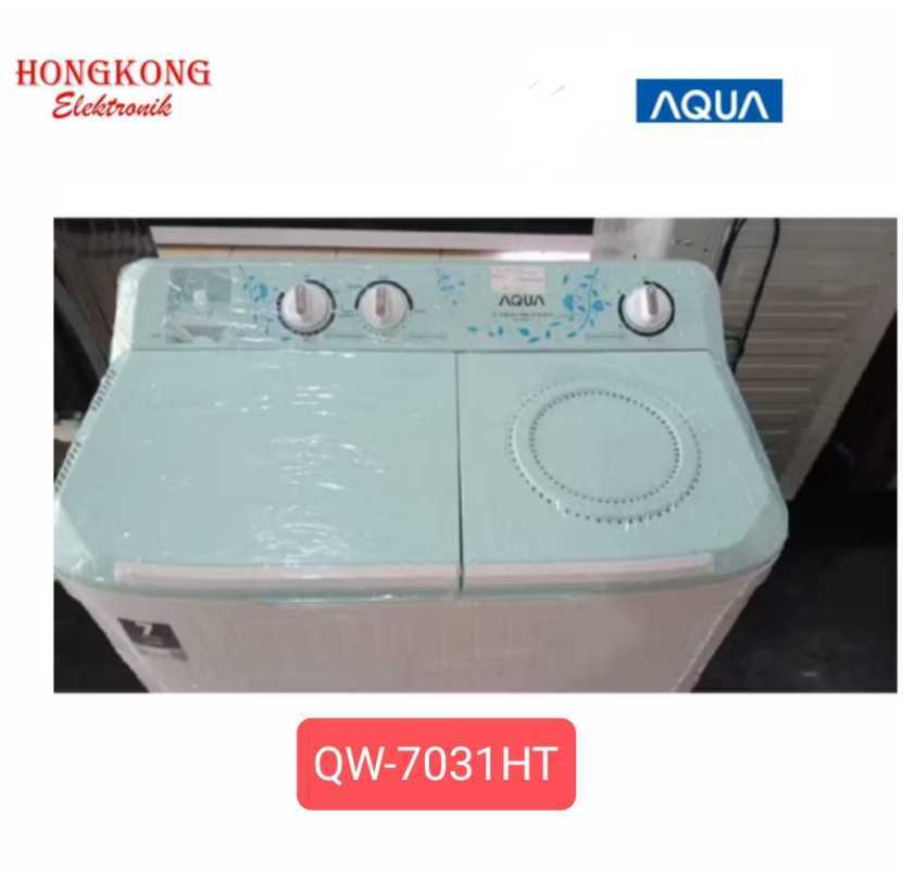 Jual Mesin Cuci Aqua Qw-7031ht 2 Tabung 7 Kg Qw 7031 Ht Di Seller ...