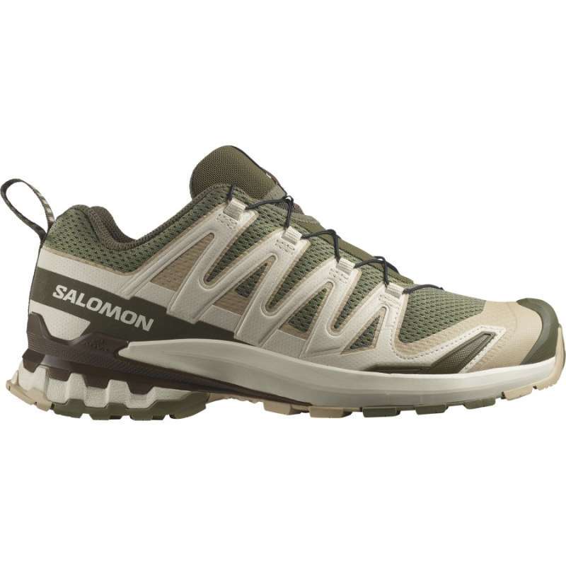 HIKING SHOES SALOMON XA PRO 3D V9 DEEP LICHEN GREEN/SAFARI/DARK EARTH
