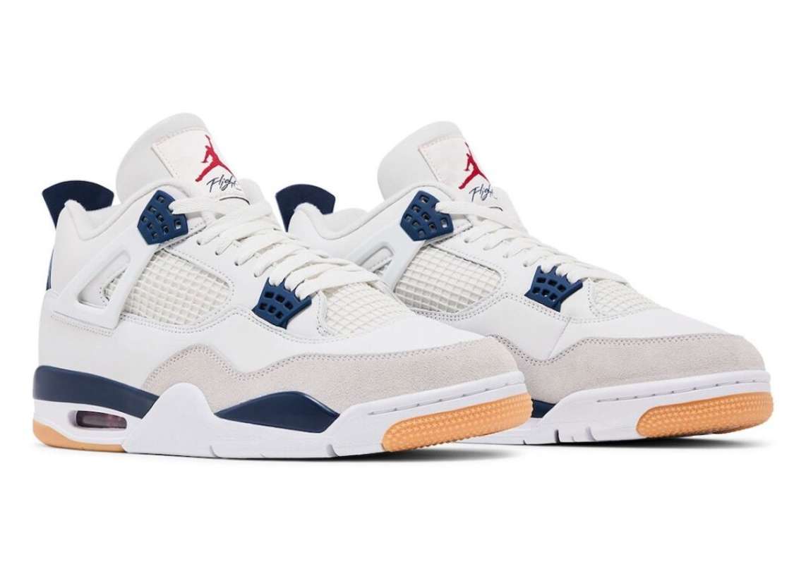 Jordan 4 Sb Navy Nike SB Air Jordan 4, Summit White Navy