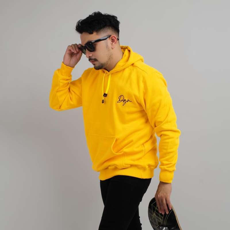Promo Dgm Sweater Hoodie Grafis Mustard 1682 Diskon 58% Di Seller