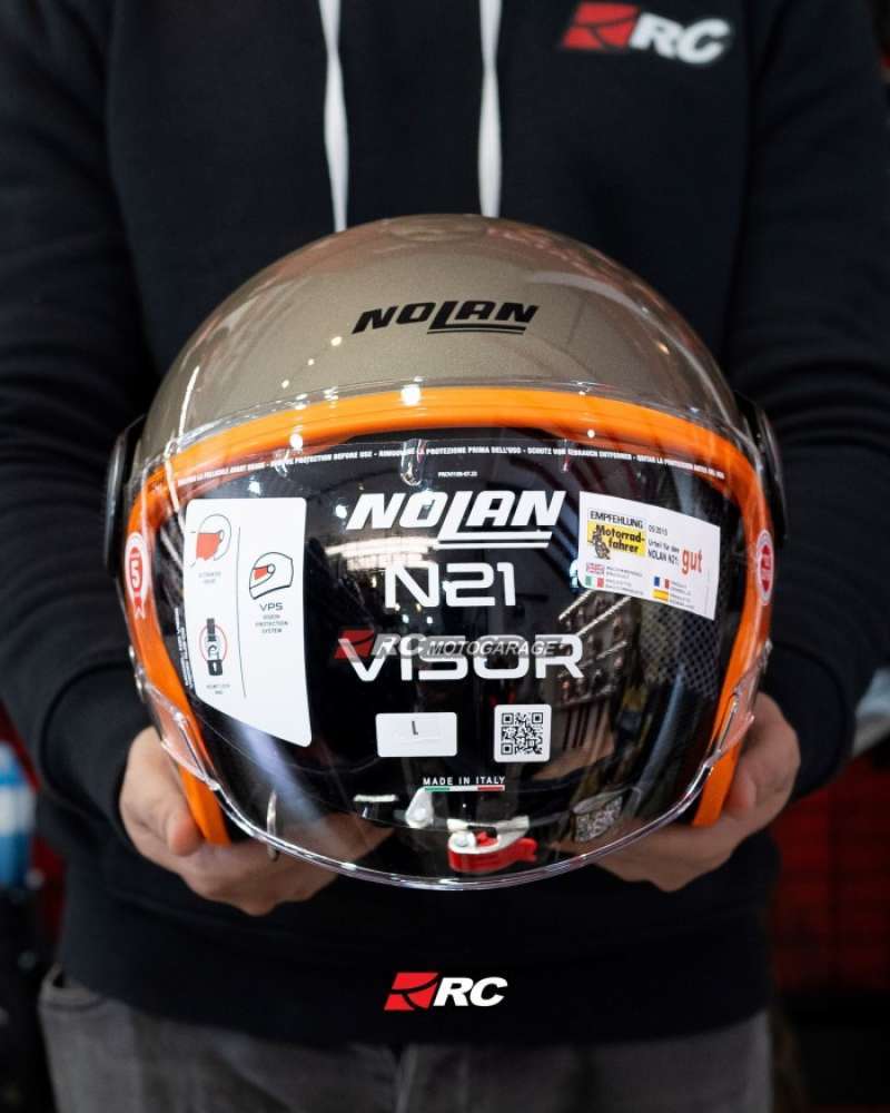 Jual Helm Motor Half Face Nolan N21 Visor Ocio 349 Original M