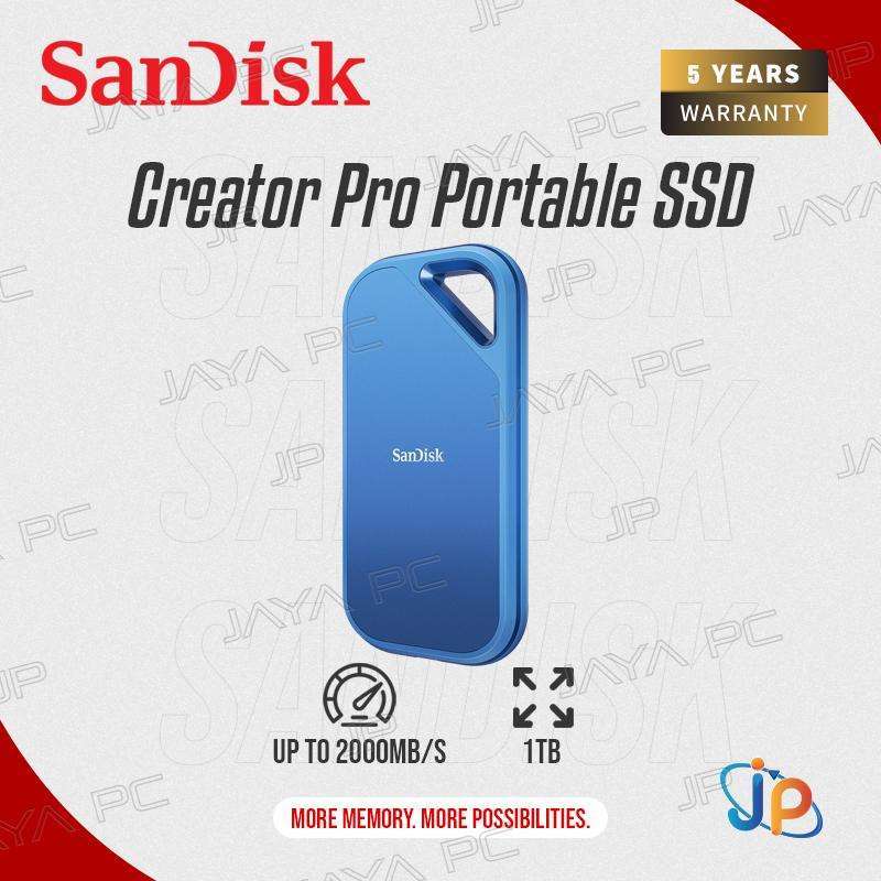 Jual Sandisk Creator Pro Portable Ssd External E81c 1tb USB C 3.2